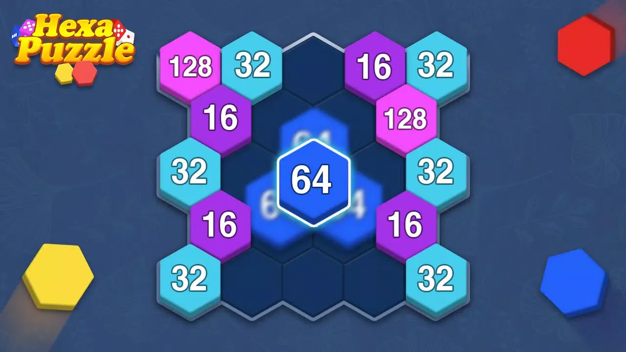 Merge Block - 2048 Hexa puzzle 스크린샷