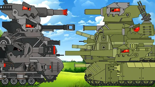 Screenshot di Merge Tanks: Idle Merge Arena