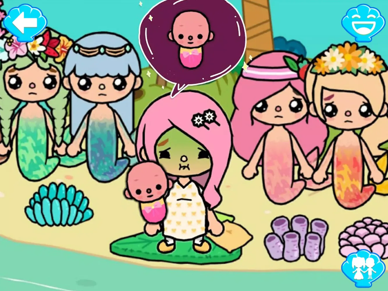 Скриншоты Mermaid Games: Princess Salon