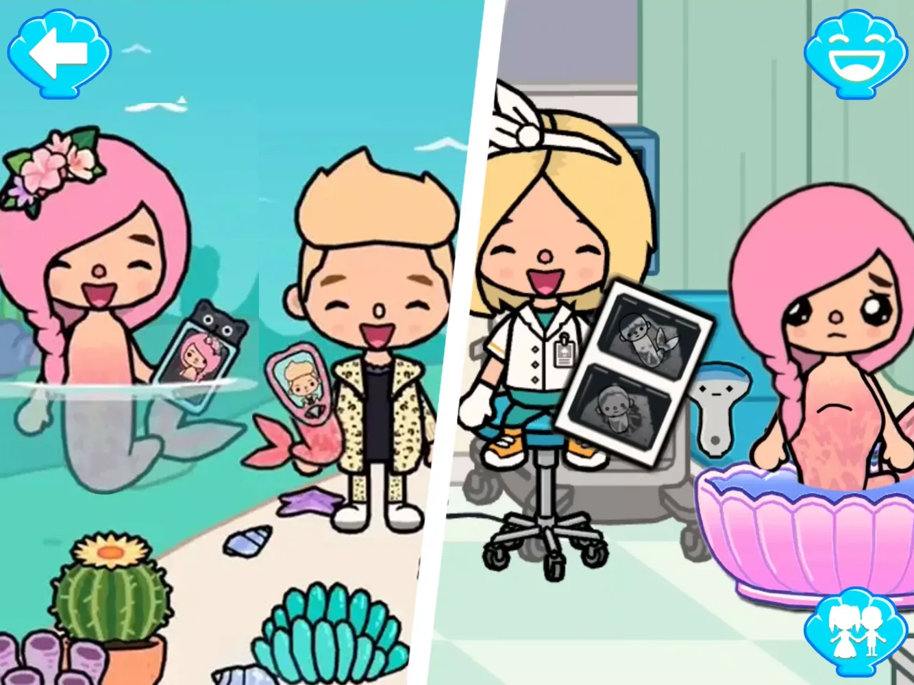 Скриншоты Mermaid Games: Princess Salon