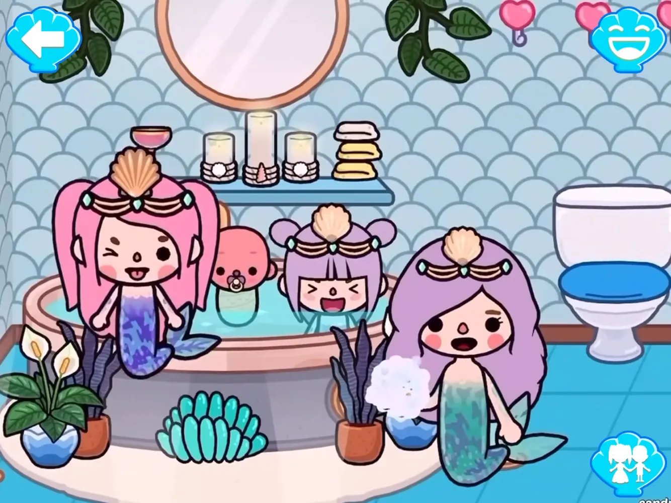 Скриншоты Mermaid Games: Princess Salon