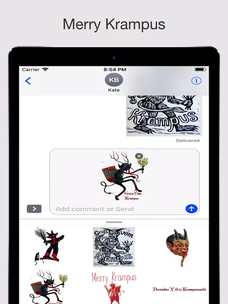 Merry-Krampus iPad  Ekran Görüntüleri