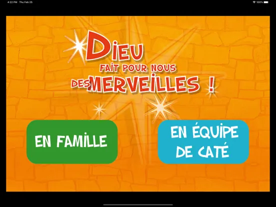 Dieu fait pour nous Merveilles iPad  স্ক্রিনশট
