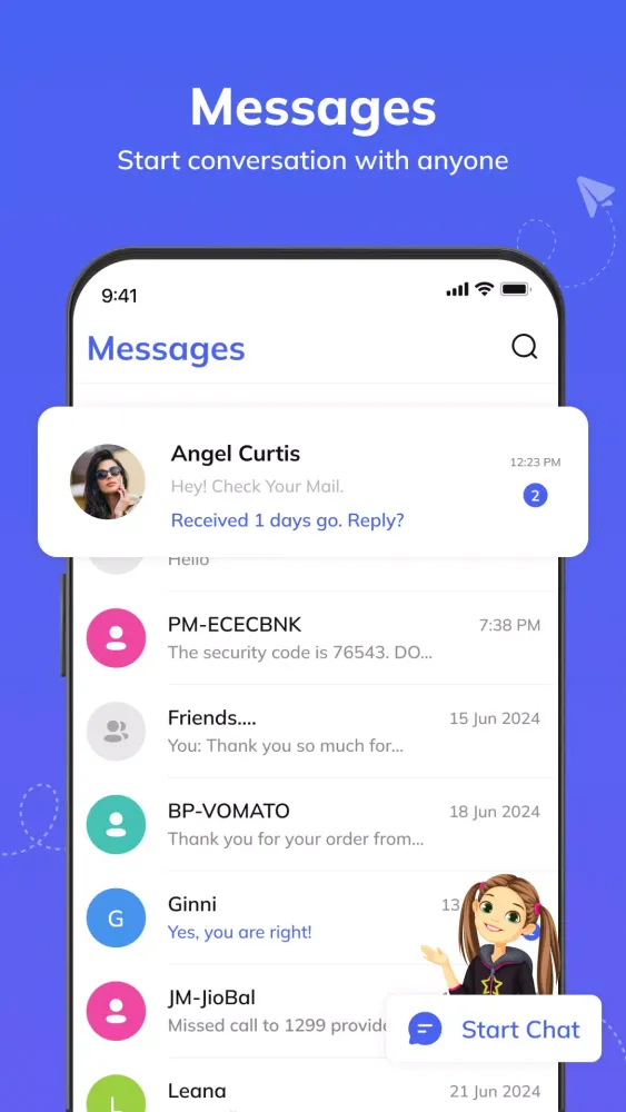 Messenger: Text Messages, SMS Screenshots