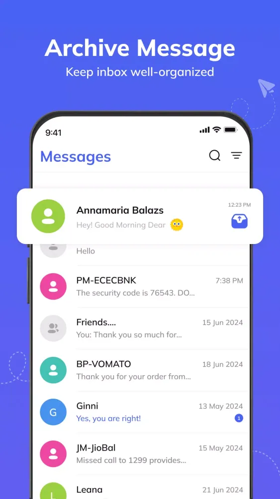 Messenger: Text Messages, SMS Screenshots