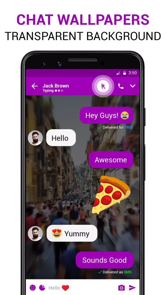 Screenshot di Messenger
