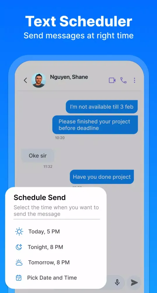 Capturas de pantalla de Messenger: Text Messages