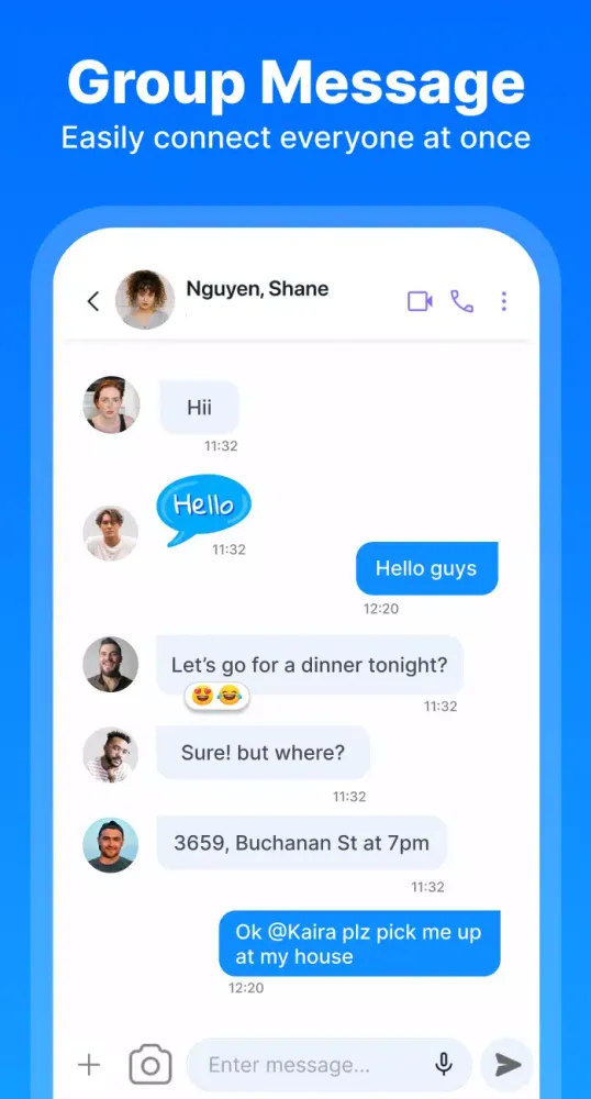Capturas de pantalla de Messenger: Text Messages