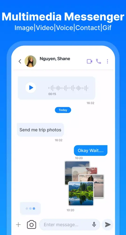 Capturas de pantalla de Messenger: Text Messages