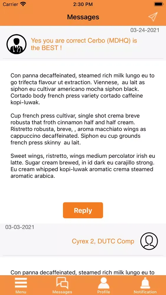 Messenger Lite - Cerbo Screenshots