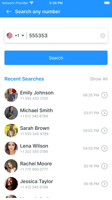 Скриншоты Show Caller ID & Spam Blocker