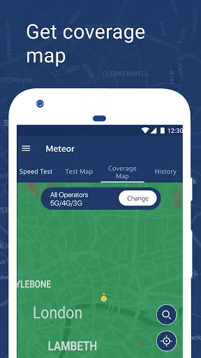 Meteor Speed Test 4G, 5G, WiFi Screenshots
