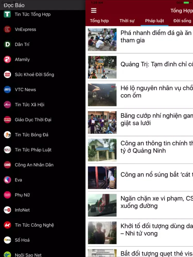 Doc Bao Online - Báo mới, tin nhanh 24h iPad  স্ক্রিনশট