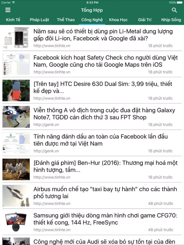 Doc Bao Online - Báo mới, tin nhanh 24h iPad  স্ক্রিনশট