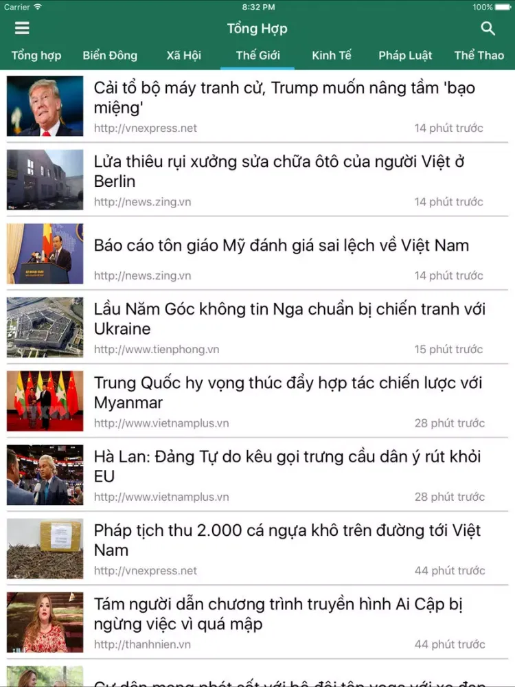 Doc Bao Online - Báo mới, tin nhanh 24h iPad  স্ক্রিনশট