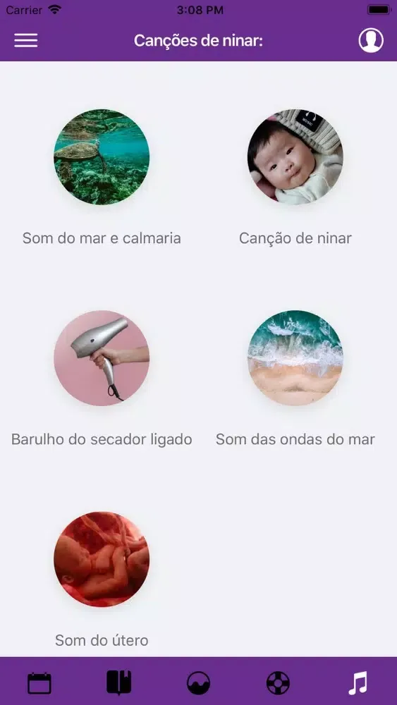 Captures d'écran de Meu Ninho - App para mamães.