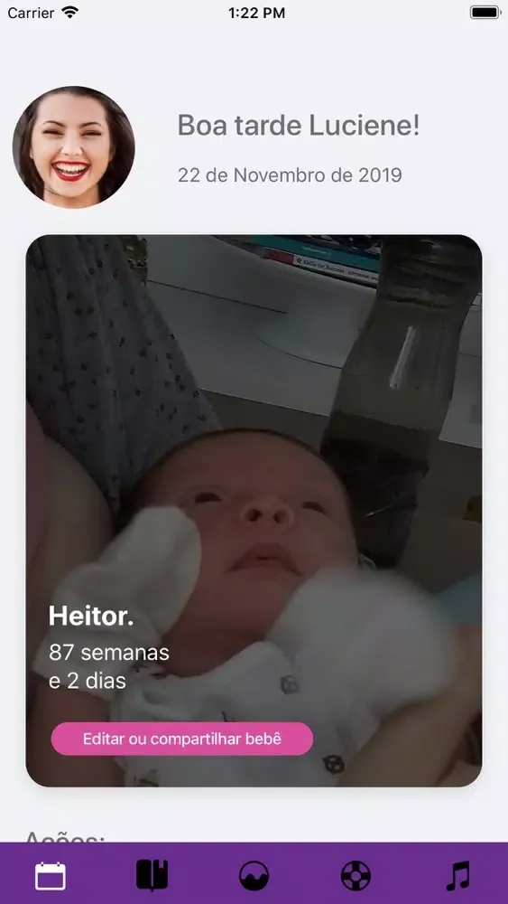 Captures d'écran de Meu Ninho - App para mamães.