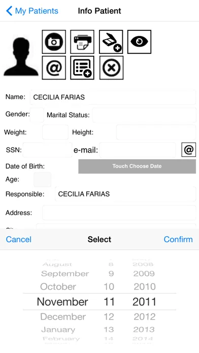 My Patients Mobile Screenshots