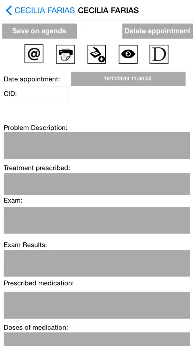 My Patients Mobile Screenshots