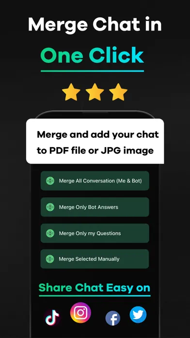 Captures d'écran de AI Chat Ask Chatbot Anything