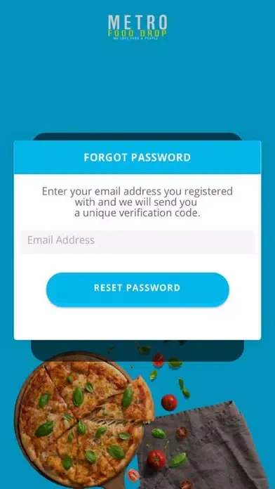 Screenshot di MetroFoodDrop Merchant