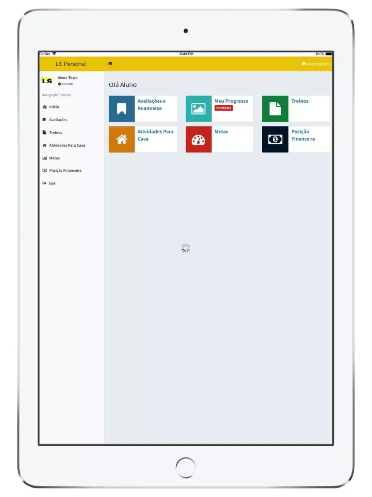 Ảnh chụp màn hình của Sfair Trainer iPad 
