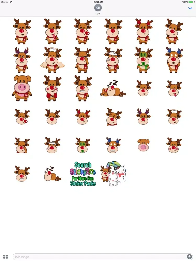 Reindeer Rudolph iPad 應用截圖
