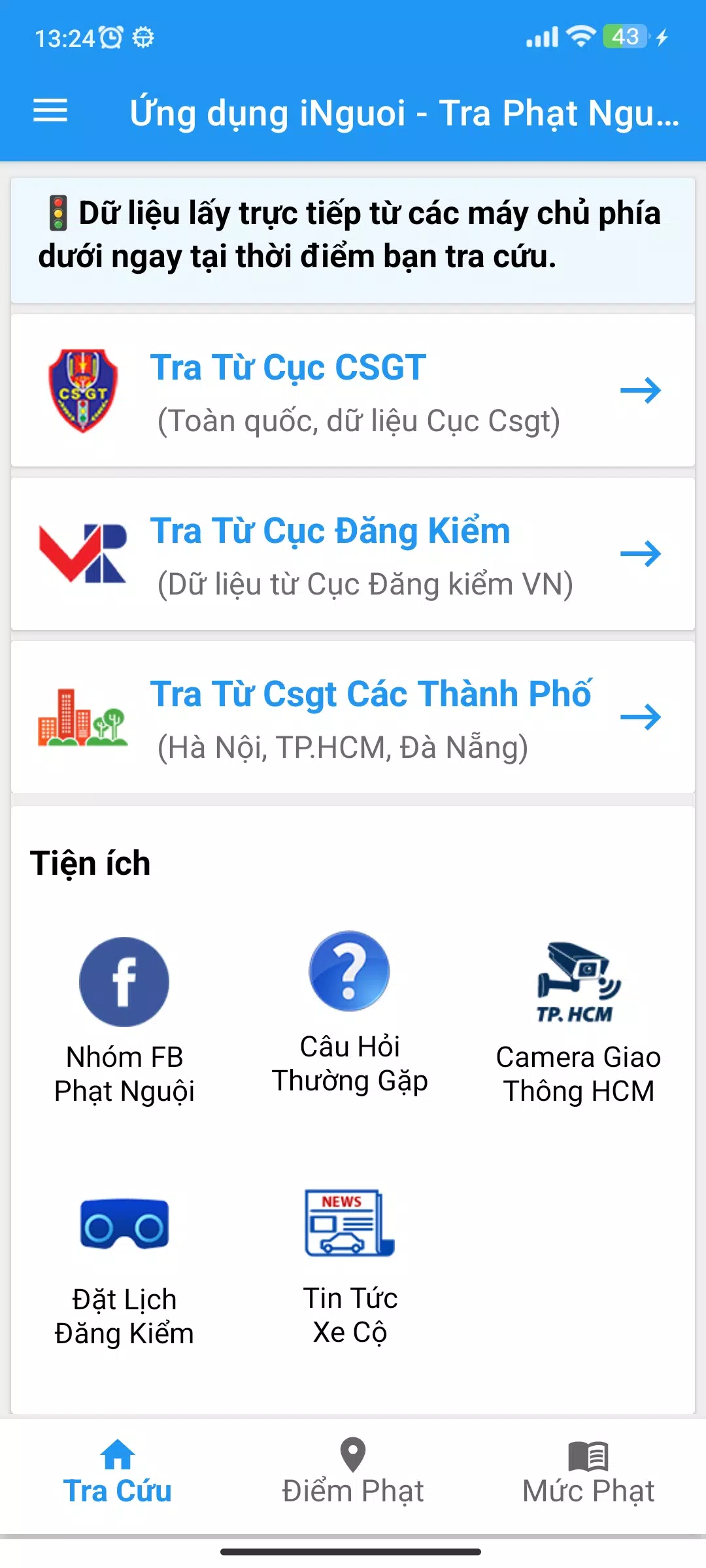 iNguoi - Tra Cứu Phạt Nguội Screenshots