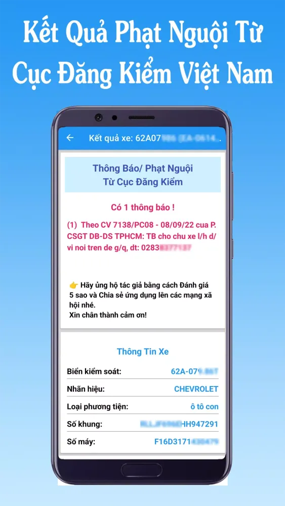 Zrzuty ekranu iNguoi - Tra Cứu Phạt Nguội