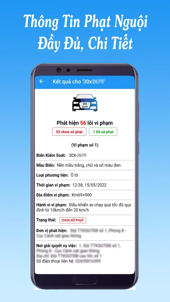 Zrzuty ekranu iNguoi - Tra Cứu Phạt Nguội