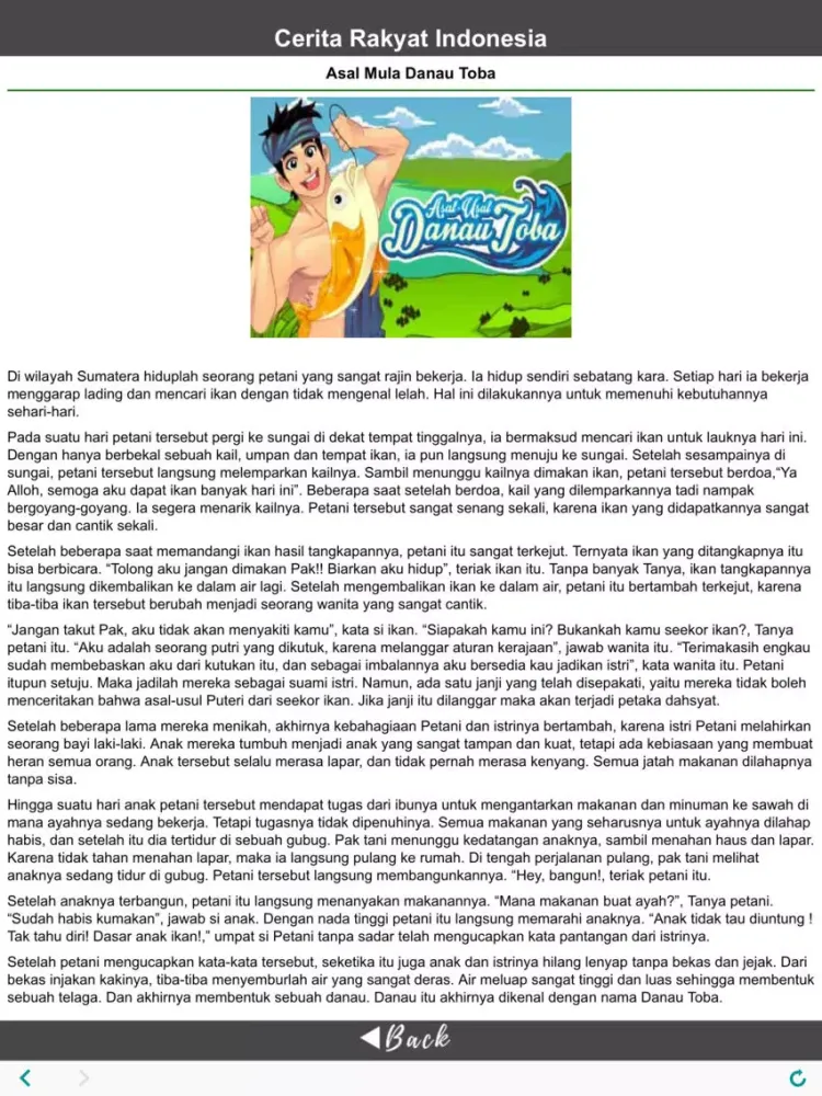 Ảnh chụp màn hình của Cerita Rakyat Indonesia iPad 