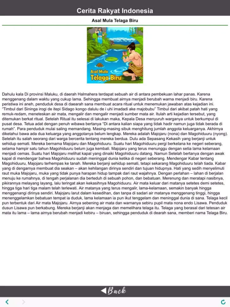 Ảnh chụp màn hình của Cerita Rakyat Indonesia iPad 