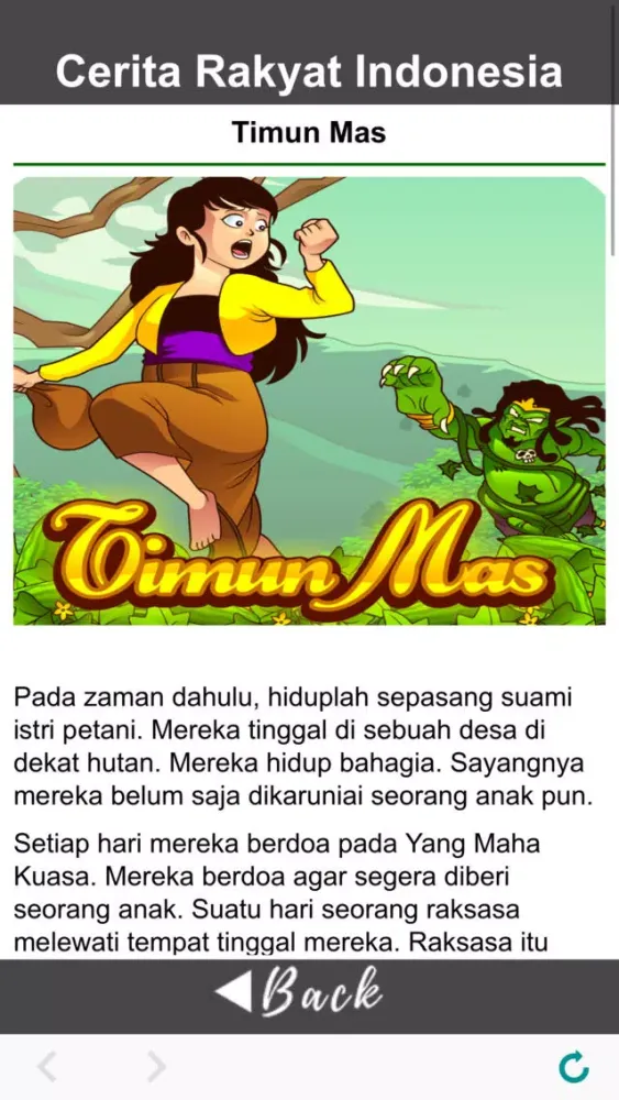 Ảnh chụp màn hình của Cerita Rakyat Indonesia