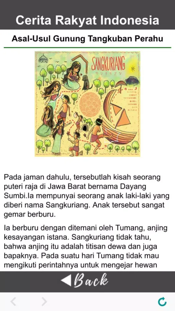 Ảnh chụp màn hình của Cerita Rakyat Indonesia