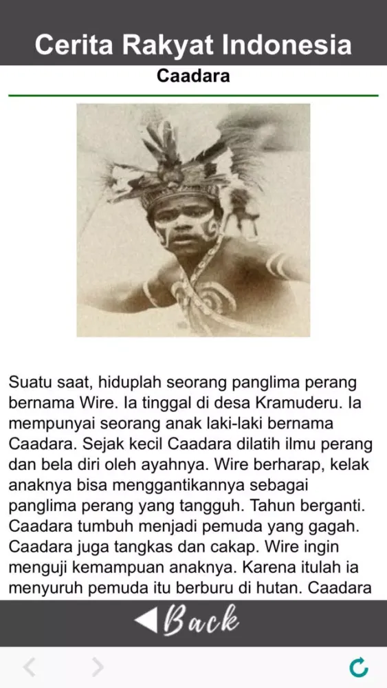 Ảnh chụp màn hình của Cerita Rakyat Indonesia