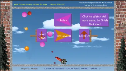 Capturas de pantalla de Crazy Fruit Shoot 2020