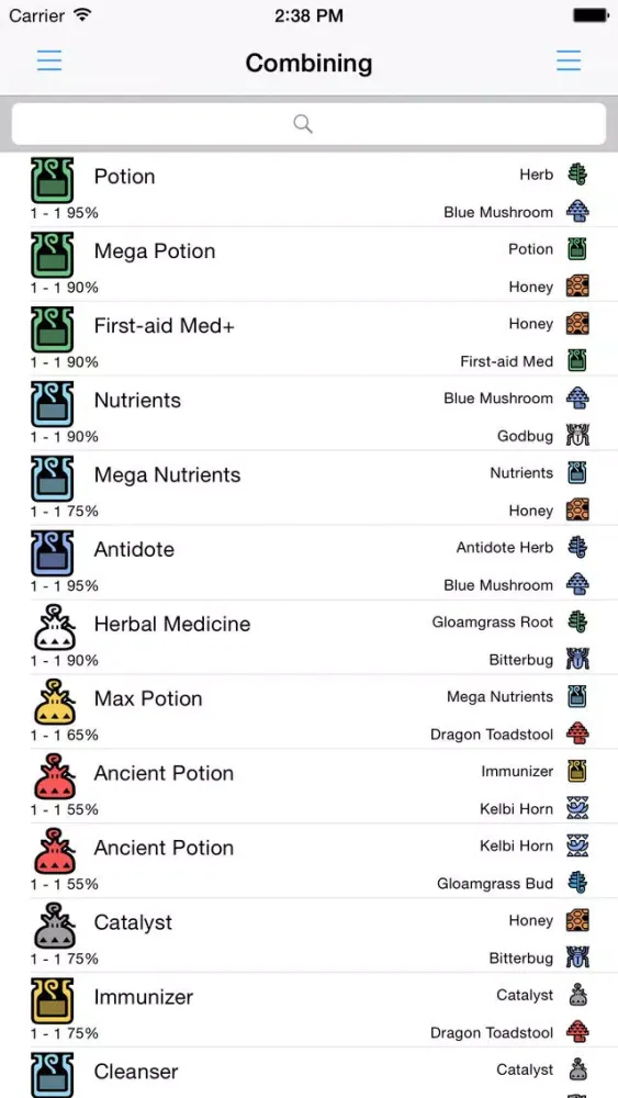MH4U Database Screenshots
