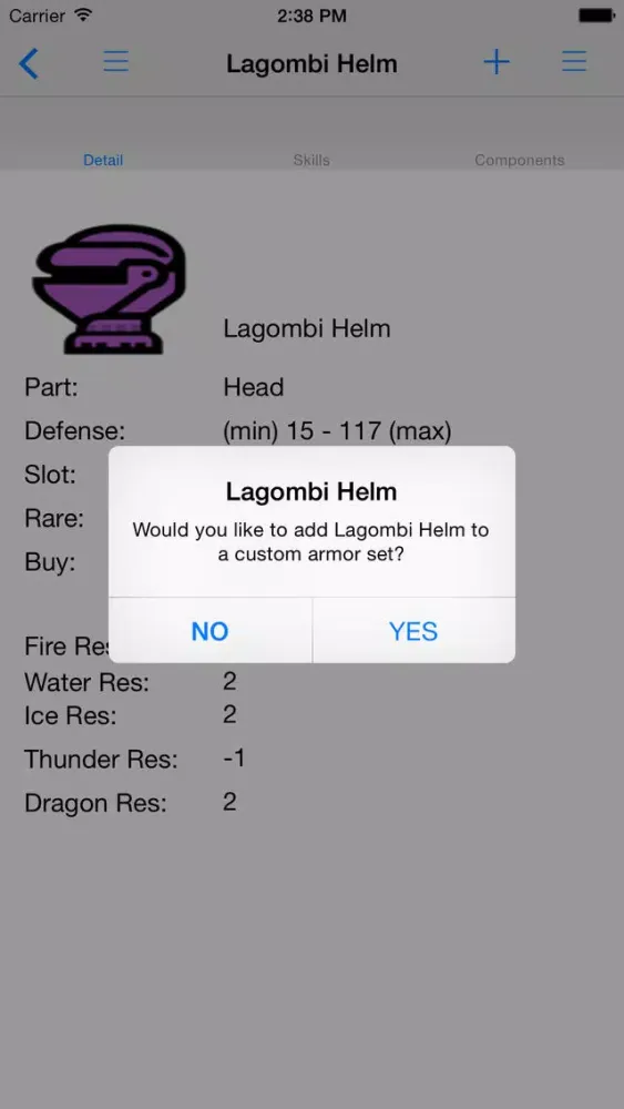 MH4U Database Screenshots