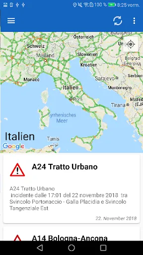 Tangkapan skrin Südtirol - Verkehr
