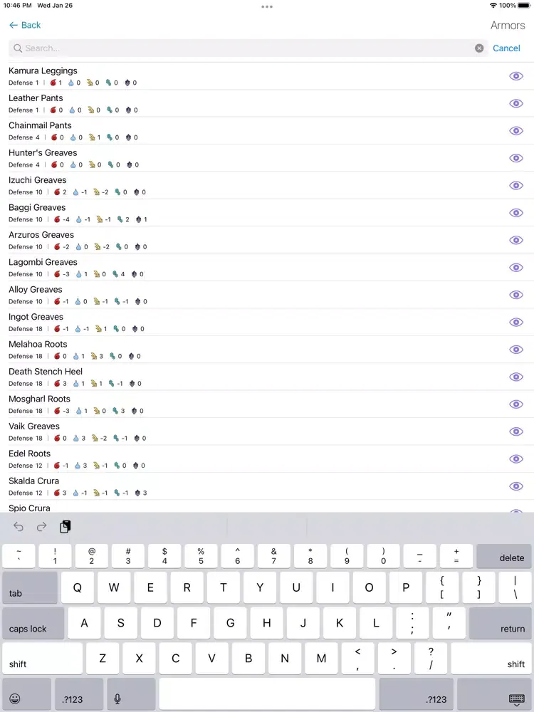 MHRise Builder iPad  স্ক্রিনশট
