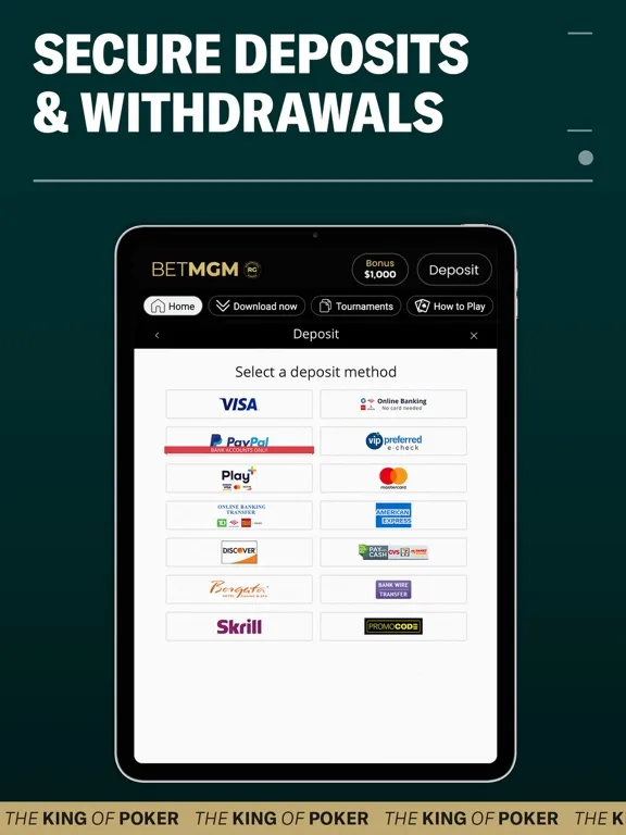 BetMGM Poker | Michigan Casino iPad 應用截圖