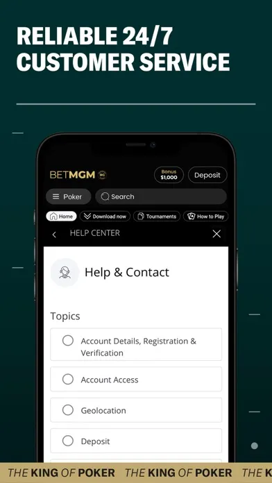 BetMGM Poker | Michigan Casino應用截圖