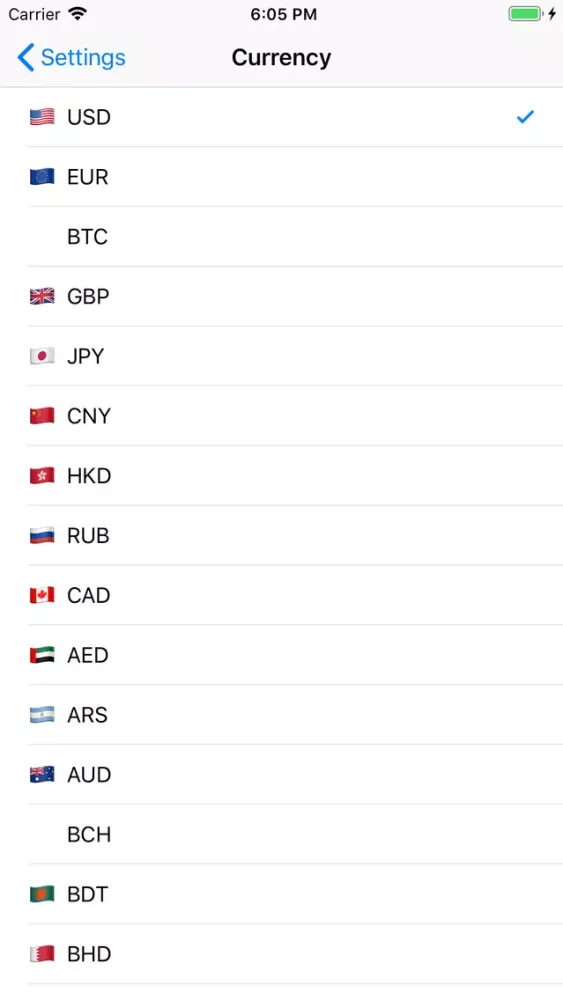 Crypto monitor應用截圖