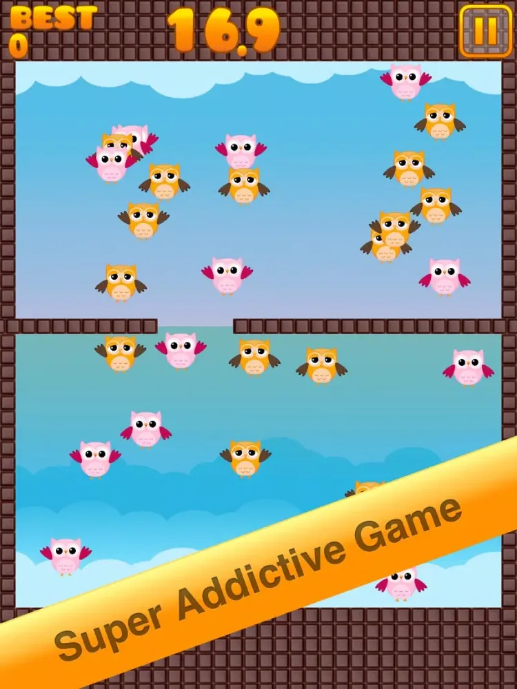 Tangkapan layar All Owls Go Home iPad 