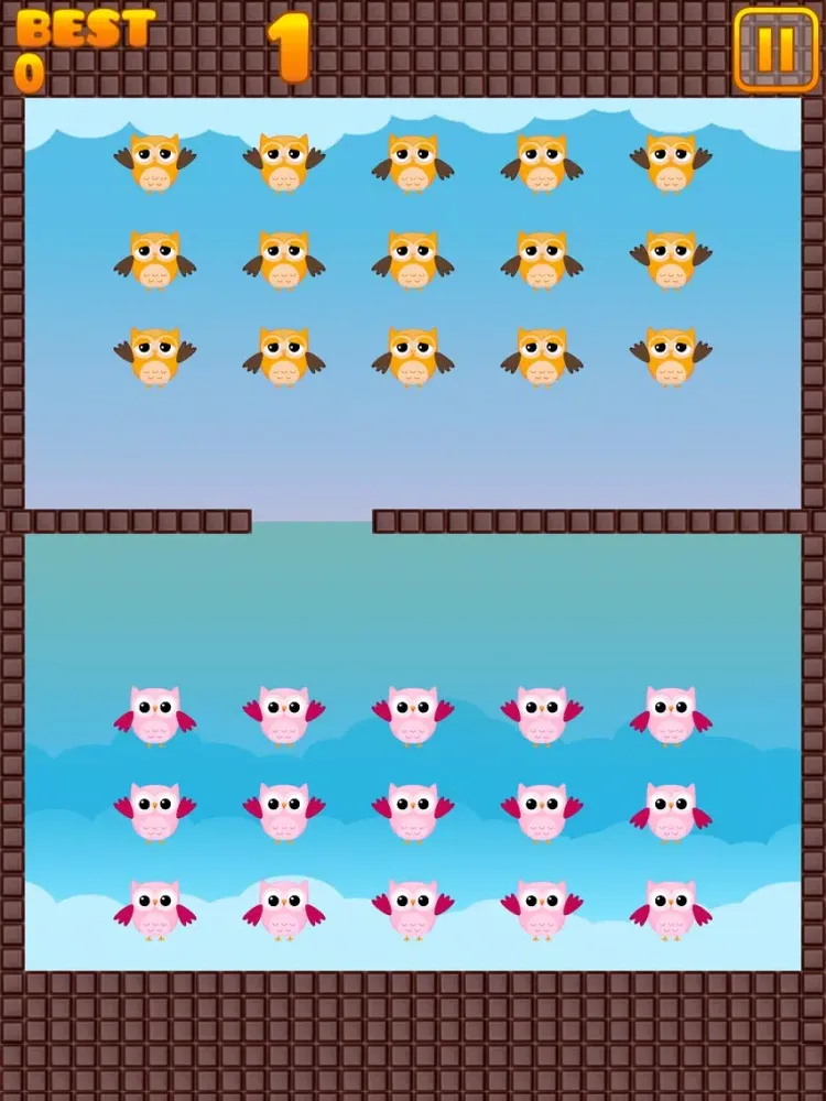 Tangkapan layar All Owls Go Home iPad 