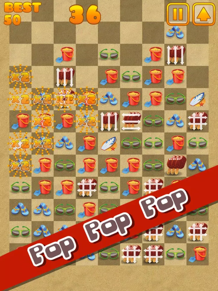 Beach Pops iPad  Screenshots