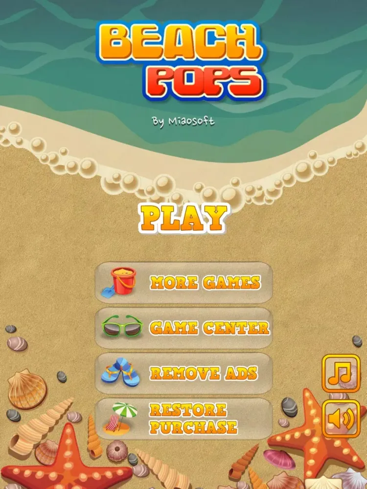 Beach Pops iPad  Screenshots