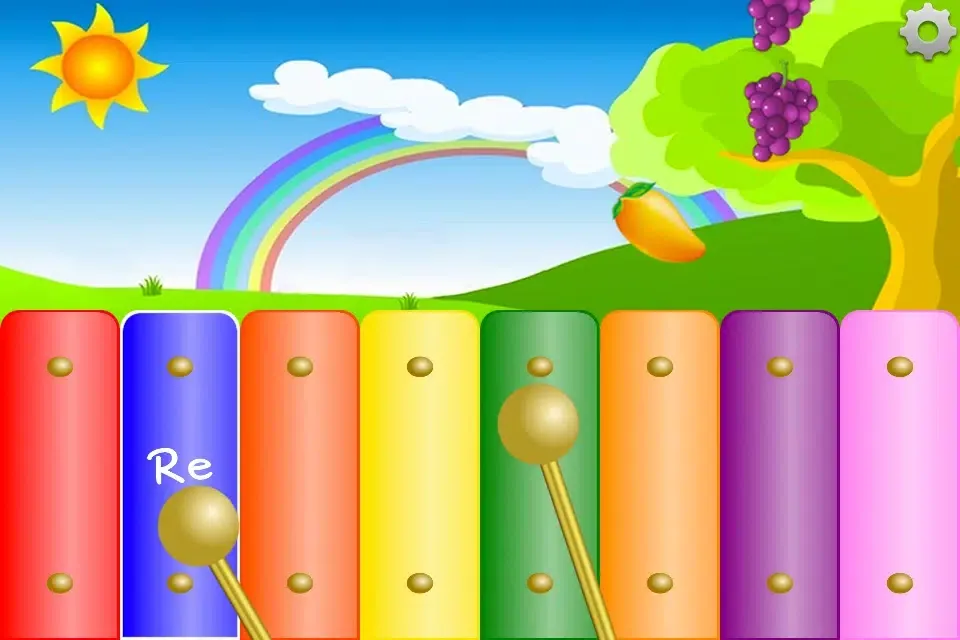 Kids Fruit Xylophone Lite سکرین شاٹس