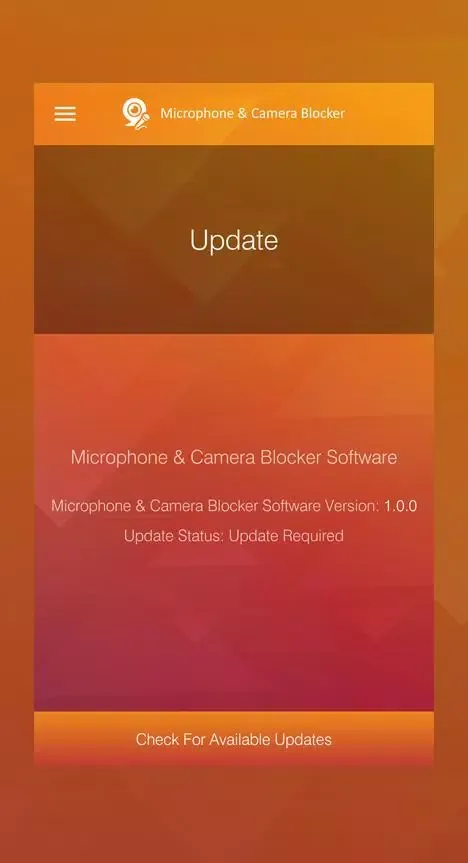 Captures d'écran de Microphone & Camera Blocker