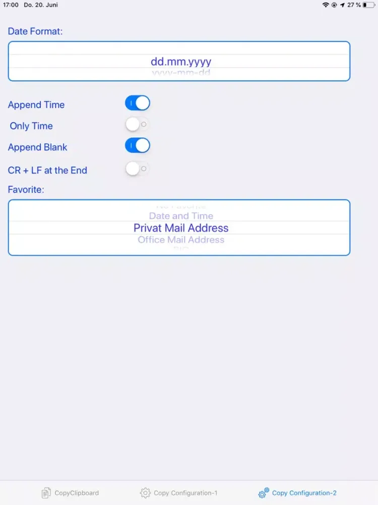 MultiClipboard iPad  স্ক্রিনশট